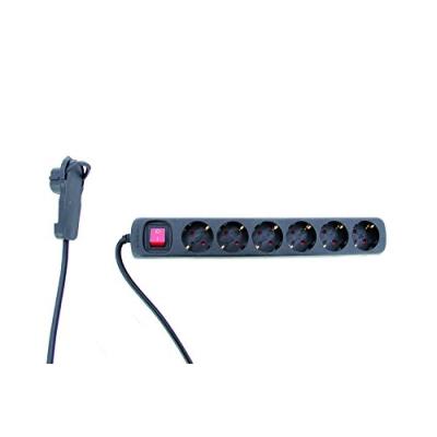 Rev multiprise smart 6-fach 2m noir
