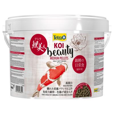 Comparer les prix de Tetra - Aliment en Boulettes Koi Beauty Medium Pellets pour Carpe Koï - 10L