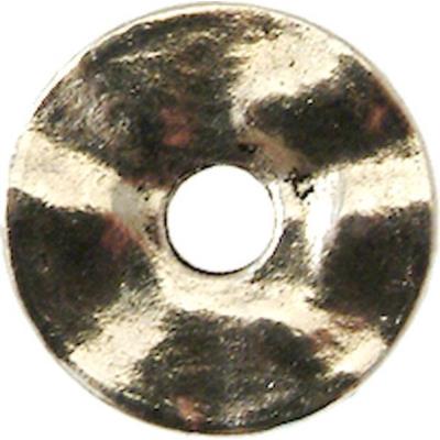 Anneau donut métal - 18 mm - Argenté - MegaCrea