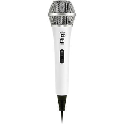 IK Multimedia iRig VOICE Blanc - Micro de poche pour iPod, iPhone et iPad