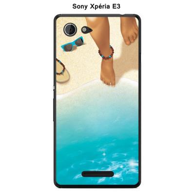 Coque Sony Xpéria E3 - Plage-2