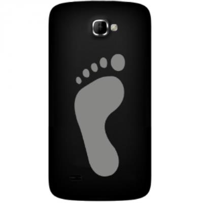 Coque rigide pour Logicom E350 avec impression Motifs empreinte de pied