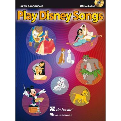 Play Disney Songs For Alto Saxophone + Cd