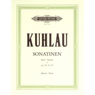 Partitions classique EDITION PETERS KUHLAU FRIEDRICH - SONATINAS VOL.1 - PIANO Piano