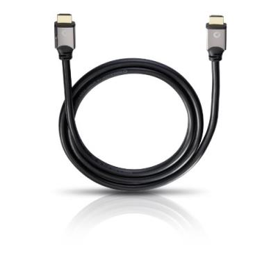 Oehlbach Black Magic High Speed HDMI Cable with Ethernet - HDMI-kabel - 1.7 m