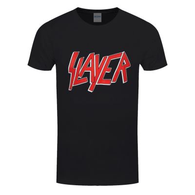 Slayer T-Shirt Classic Logo Homme Noir - Taille L