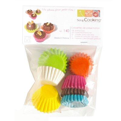 ScrapCooking® - Moule en papier décoratif - Minis caissettes papier : Assorties x140