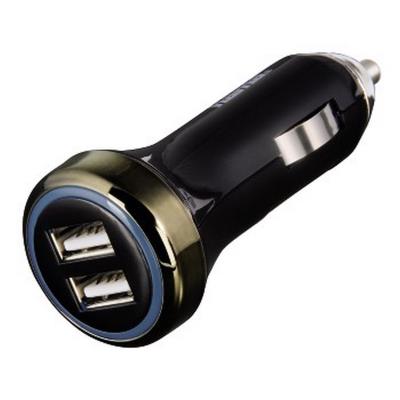 Hama Dual USB Car Charger - netspanningsadapter - wagen