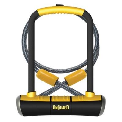 Onguard pitbull dt antivol 115 mm x 230 mm x 14 mm + 120 cm x 10 mm