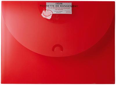Pochette Rangement Dessin 29,7x42 Teinte Vive