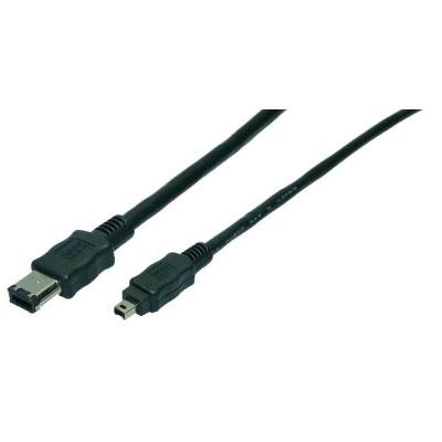 Logilink câble firewire ieee 1394 de 5 m fiche mâle 4 broches vers fiche mâle 6 broches
