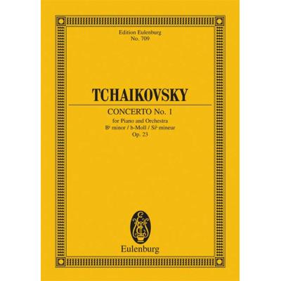 Partitions classique EULENBURG TCHAIKOVSKY PETER ILJITSCH - CONCERTO NO. 1 BB MINOR OP. 23 CW 53 - PIANO AND ORCHESTRA Piano