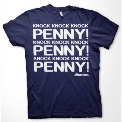 THE BIG BANG - T-Shirt Penny Knock Knock Knock - Navy (XXL)