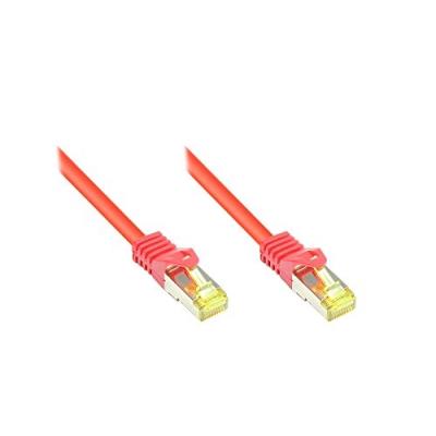 Good connections 8070r 003r-câble patch avec becs dencliquetage cat. 7 s ftp pimf 0,25 m (rouge)