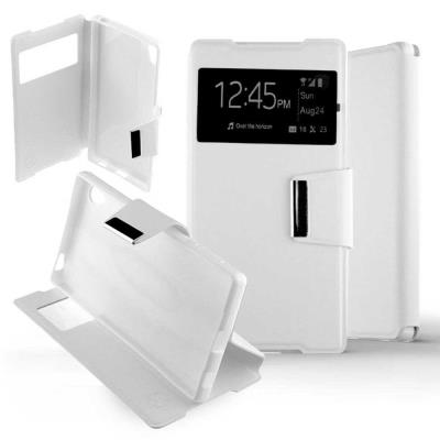 Etui Folio pour Sony Xperia Z5 Premium - Blanc