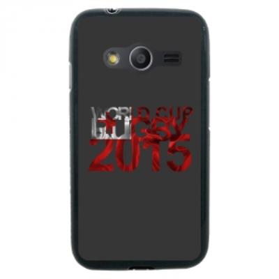 Coque Souple en gel pour Samsung Galaxy Trend 2 Lite avec impression Tonga et logo rugby WCR 2015