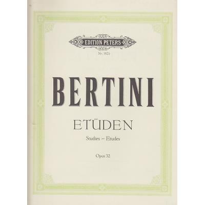 Méthodes et pédagogie EDITION PETERS BERTINI - ETUDES OP.32 VOL.2 - PIANO Piano
