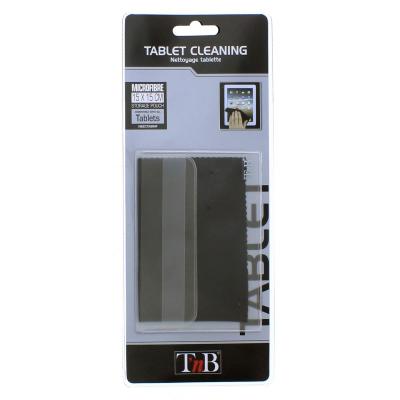 Tissu microfibre tablette noir + pochette de protection
