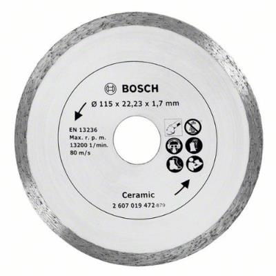 Abrasif pour Ponceuse Bosch Accessoires - Disque Diamante Carrelage 115Mm