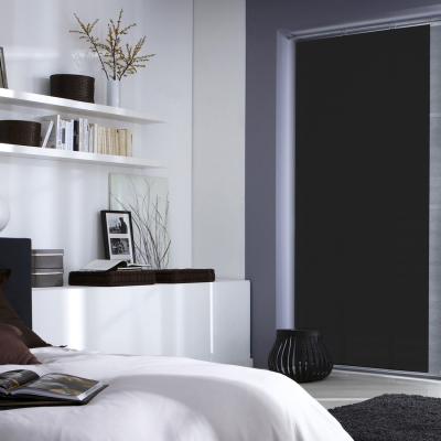 Panneau Japonais Tamisant Uni - 45 x 260cm-Noir
