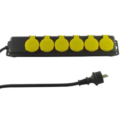 Rev multiprise ip44 6-fach 1,4m