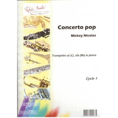 Partitions classique ROBERT MARTIN NICOLAS R. - CONCERTO POP, SIB OU UT Trompette