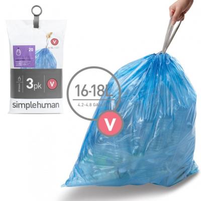 3 packs de 20 sacs poubelles Simplehuman CW0269