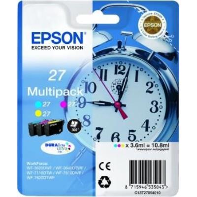 Cartouches dencre pour epson multipack c13t27054010 t27054010 contenu 3 pièces