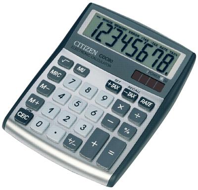 Citizen - Machine A Calculer De Bureau Citizen 8ch Cdc-80