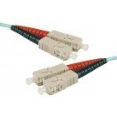 Cordon duplex om4 50 125 aqua sc sc - 10m