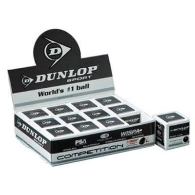Dunlop balle de squash noir