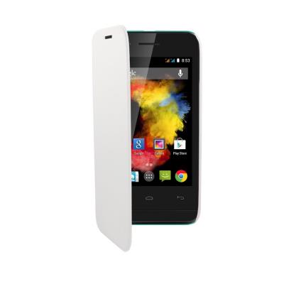 Etui Folio Wiko Goa Slim Blanc Swiss Charger