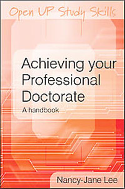Achieving Your Professional Doctorate