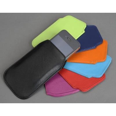 Alassio housse pour smartphone pour iphone 3 4 4s, turquoise housse en cuir,doublure en laine polaire pour une protection optima