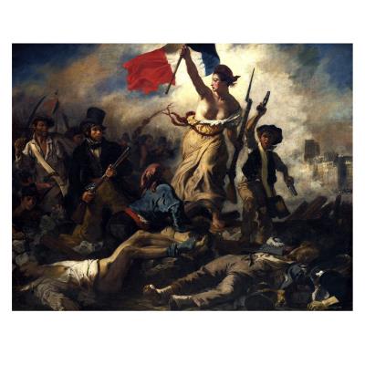 Puzzle 1000 pièces : Eugène Delacroix - La liberté guidant le peuple DToys