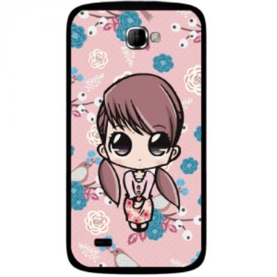 Coque rigide pour Logicom E350 avec impression Motifs petite fille manga