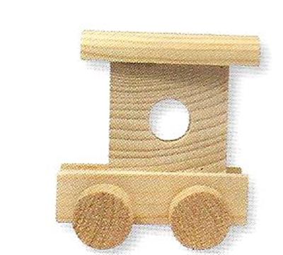 Wagon de queue en bois