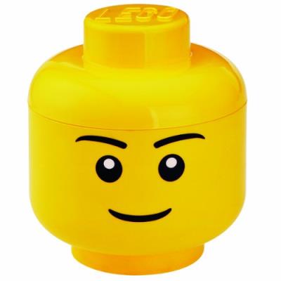 Room copenhagen 40321732 tête de rangement lego format l garçon polypropylène jaune 27,1 x 24 x 24 cm