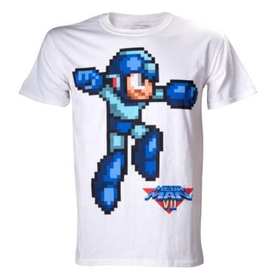 T-shirt megaman - white character - taille m bioworld