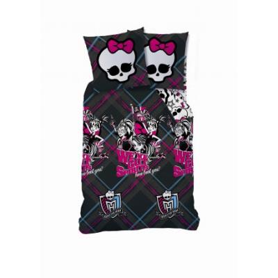 Parure de lit monster high college spirits housse de couette réversible - 140 x 200 cm