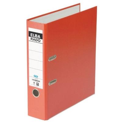 Elba - classeur rado classique lux brillant, dos: 80 mm, rougea4,reliure extérieure intérieure affiné avec de la acryliqueintéri