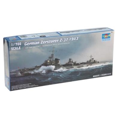 TRUMPETER 1:700 - GERMAN DESTROYER ZERSTORER Z-37 1943