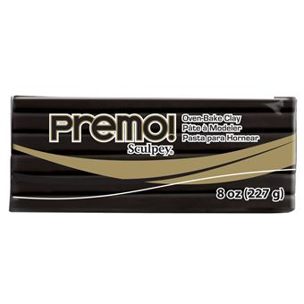 Pâte sculpey premo noir 227g - sculpey - 1