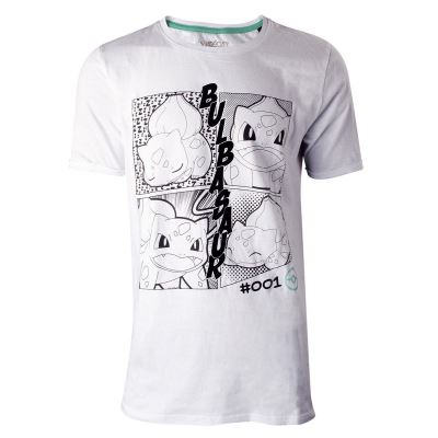 POKEMON - T-Shirt Premium - Manga Bulbasaur Profile (S)