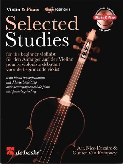 Selected Studies Violin & Piano Position 1 + Cd