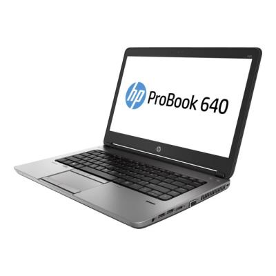 HP Portable 640 G1 Notebook - Intel Core i5 4200M / 2.5 Ghz - Win 7 Pro 64 Bits (Comprend Licence Win 8 Pro) - Hd Graphics 4600 - 4 Go Ram - 128 Go SSD - Dvd Supermulti - 14" 1600 X 900 (Hd+) - Clavier : Intl Us