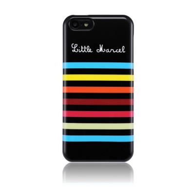 Coque Little Marcel Noire à Rayures pour Apple iPhone 5c