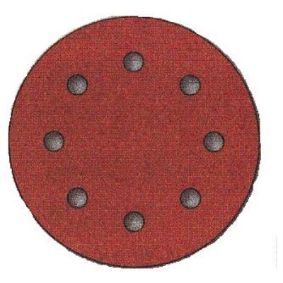 Makita - Disque Abrasif 125 Mm et 8 Trous - Grain : 40