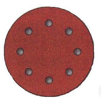 Makita - disque abrasif 125 mm et 8 trous - grain : 40