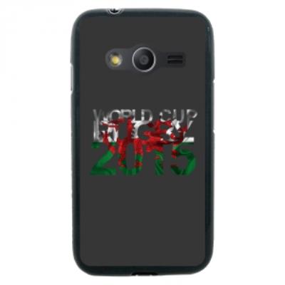 Coque Souple en gel pour Samsung Galaxy Trend 2 Lite avec impression Pays de Galles et logo rugby WC